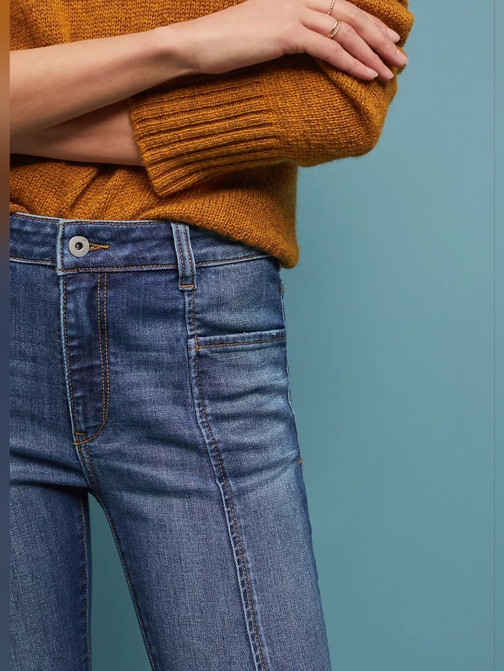 ANTHRO | $148 Pilcro Denim Legging Jeans - Picture 5 of 6